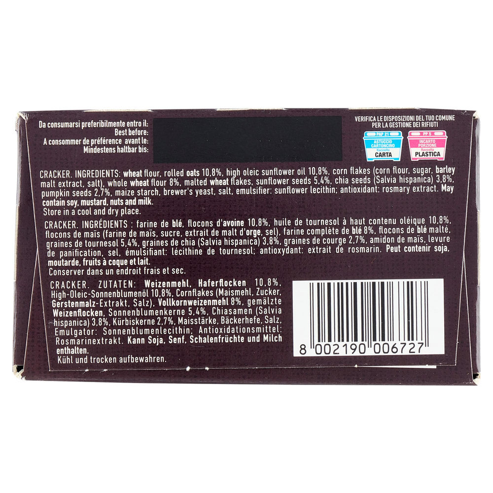 CRACKER AVENA MIX SEMI BELLEBUONE GALBUSERA G 200 - 6