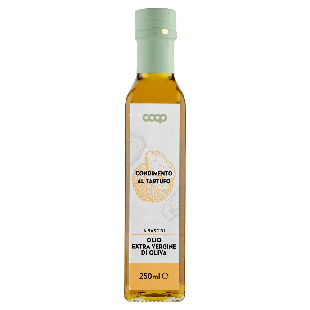 CONDIMENTO AL TARTUFO A BASE DI OLIO EXTRAVERGINE DI OLIVA COOP ML250 - 6