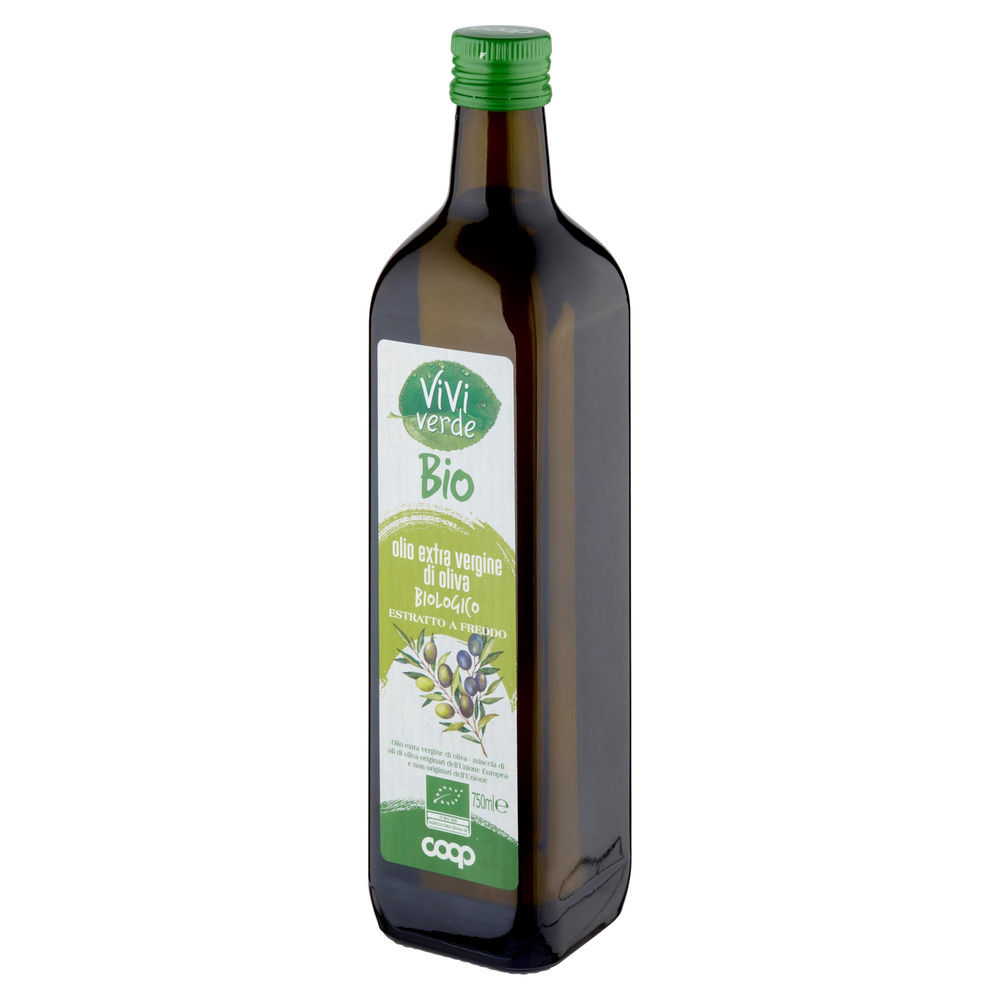 OLIO EXTRAVERGINE DI OLIVA BIOLOGICO UE-NON UE VIVI VERDE ML750 - 8