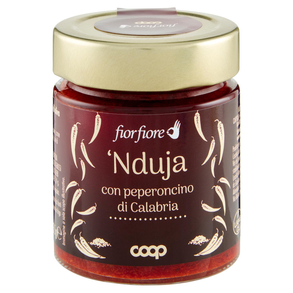 NDUJA INSACCATO PICCANTE CALABRESE FIOR FIORE COOP G135 - 3