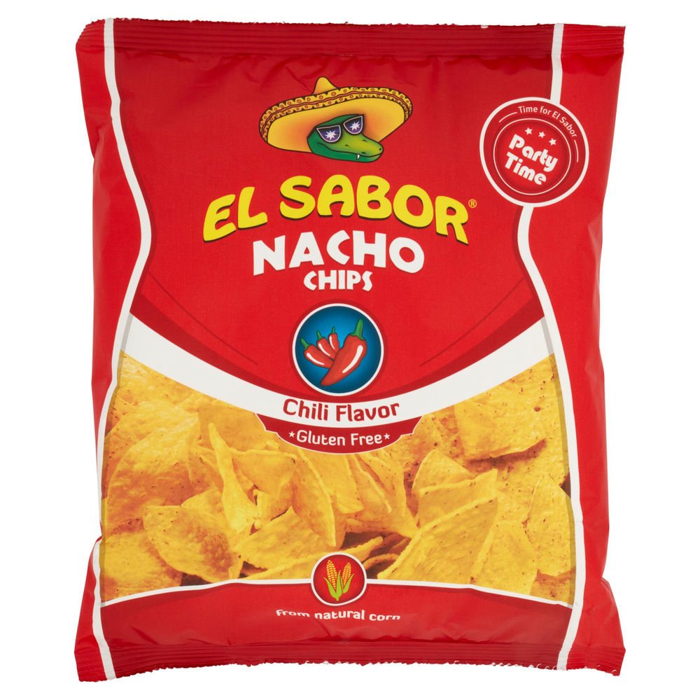 NACHO CHIPS CHILI EL SABOR BUSTA G 225 - 2