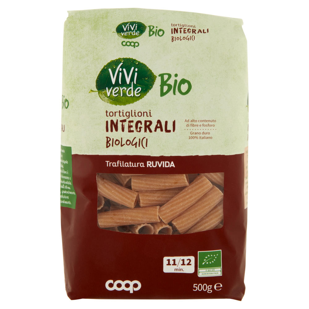 Tortiglioni integrali bio viviverde coop g500