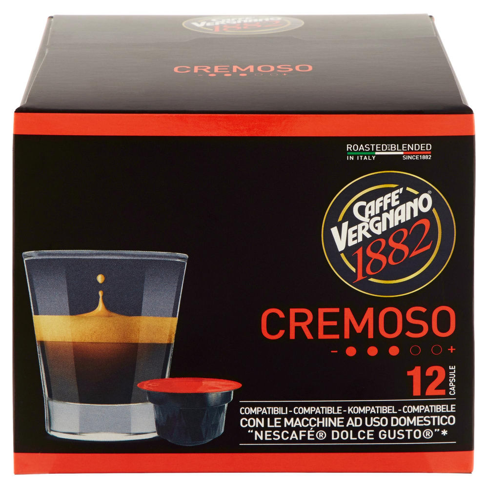 CAPSULE CREMOSO COMPATIBILI NESCAF&Egrave; DOLCE GUSTO X 12 VERGNANO G 90 - 2
