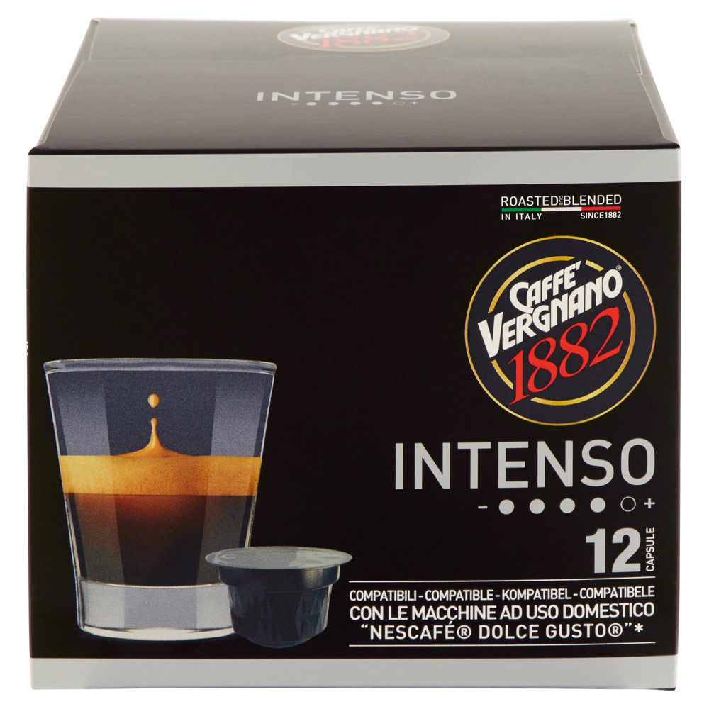 CAPSULE INTENSO COMPATIBILI NESCAF&Egrave; DOLCE GUSTO X 12 VERGNANO G 90 - 2