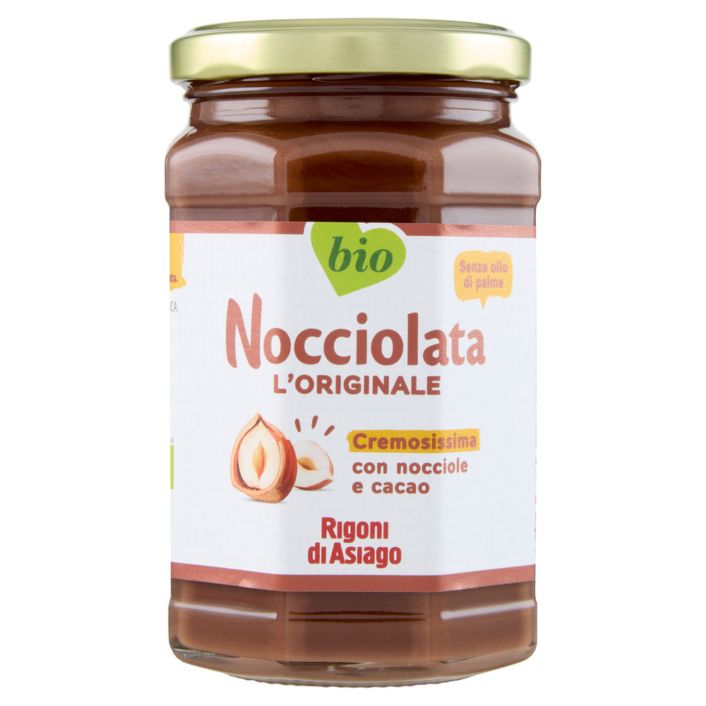 CREMA SPALMABILE DI CACAO E NOCCIOLE BIO RIGONI G 325 - 0