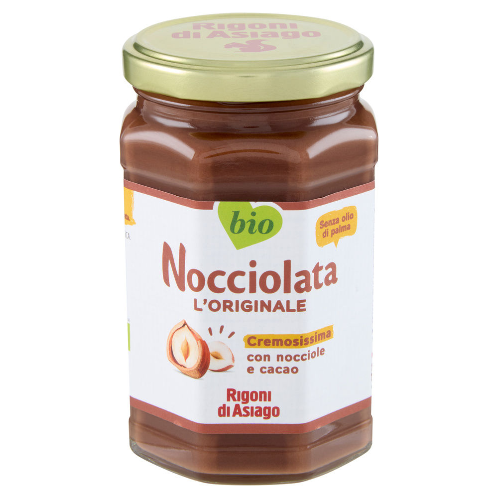 CREMA SPALMABILE DI CACAO E NOCCIOLE BIO RIGONI G 325 - 6