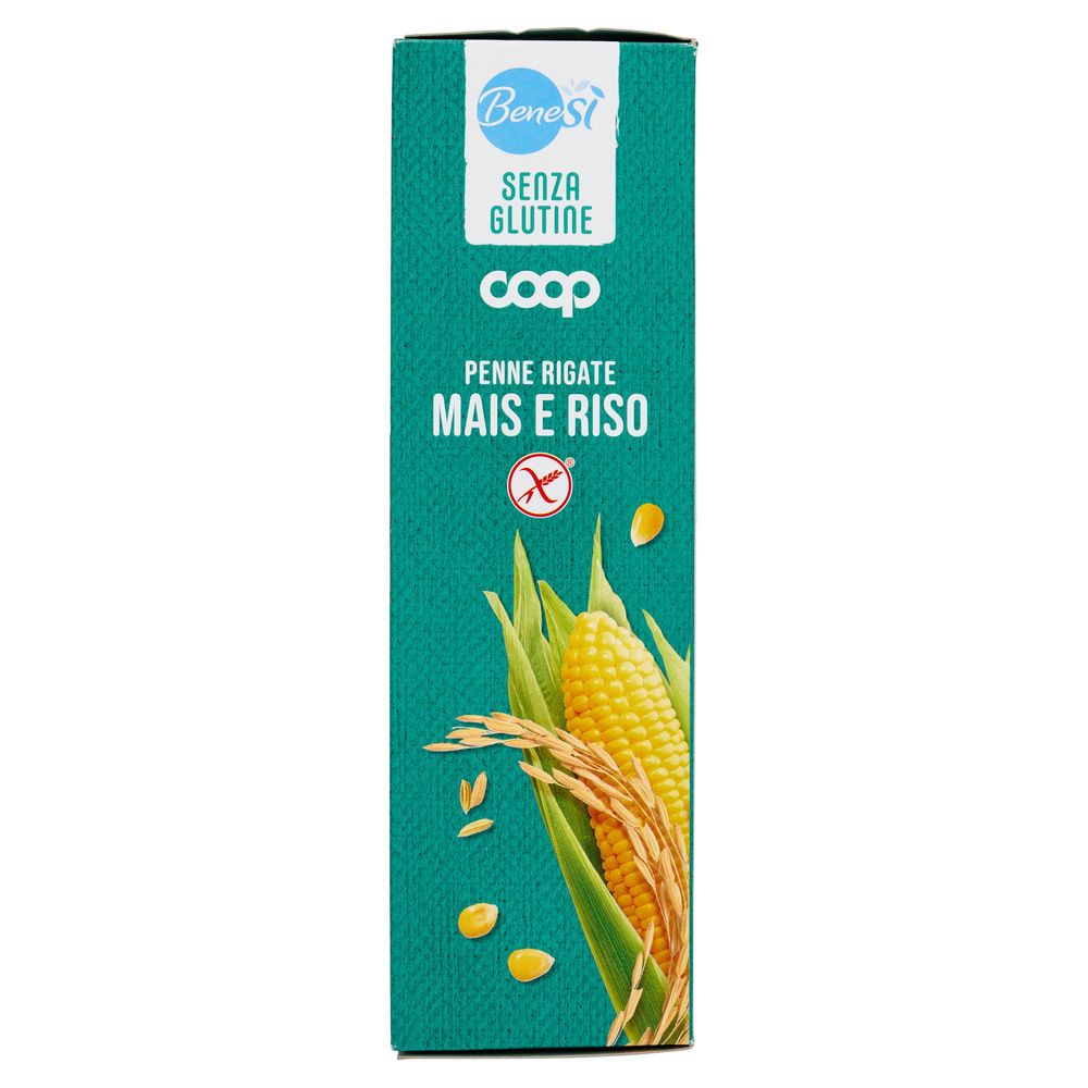 PASTA DI MAIS E RISO PENNE RIGATE SENZA GLUTINE BENESI COOP G400 - 7