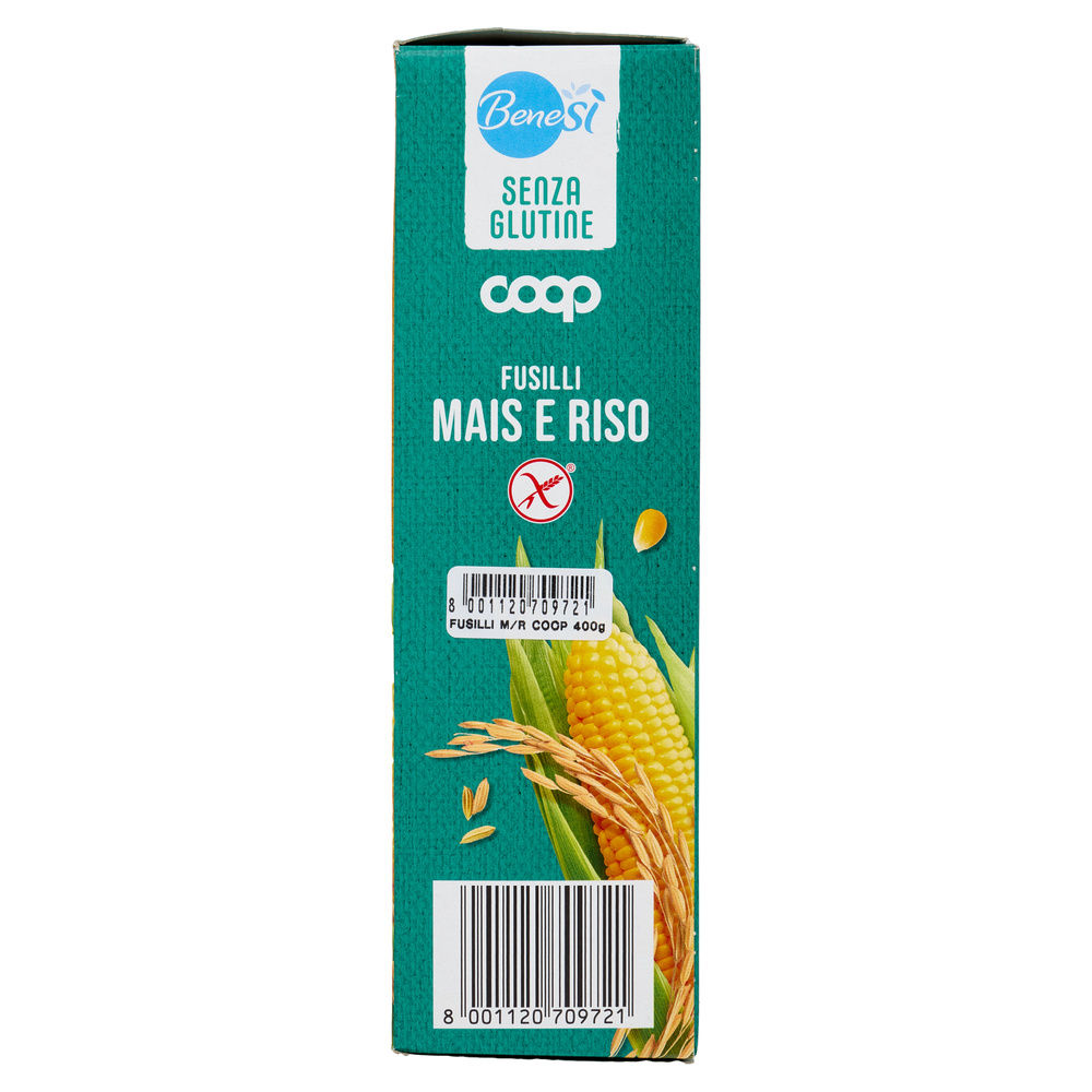 PASTA DI MAIS E RISO FUSILLI SENZA GLUTINE BENESI COOP G400 - 7