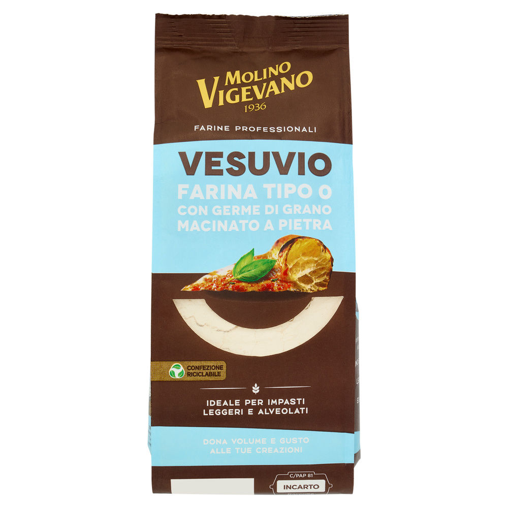 PIZZA VESUVIO MOLINO DI VIGEVANO 500G - 0