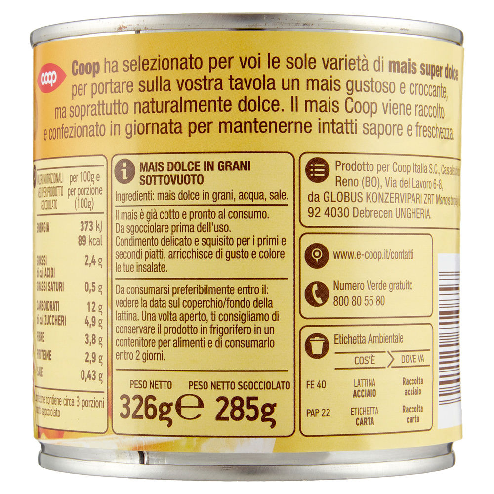 MAIS DOLCE COTTI A VAPORE COOP LATTINA G326 SGOCC.G285 - 2