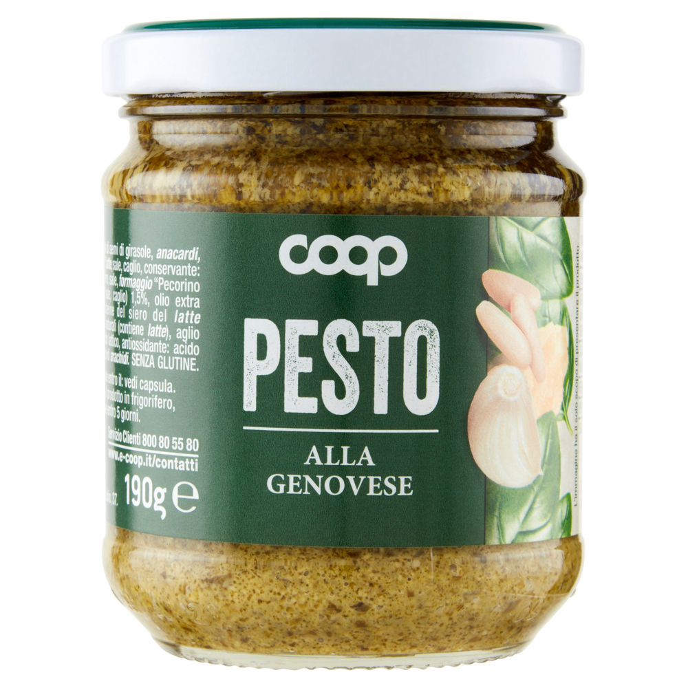 Pesto alla genovese coop vaso vetro g190