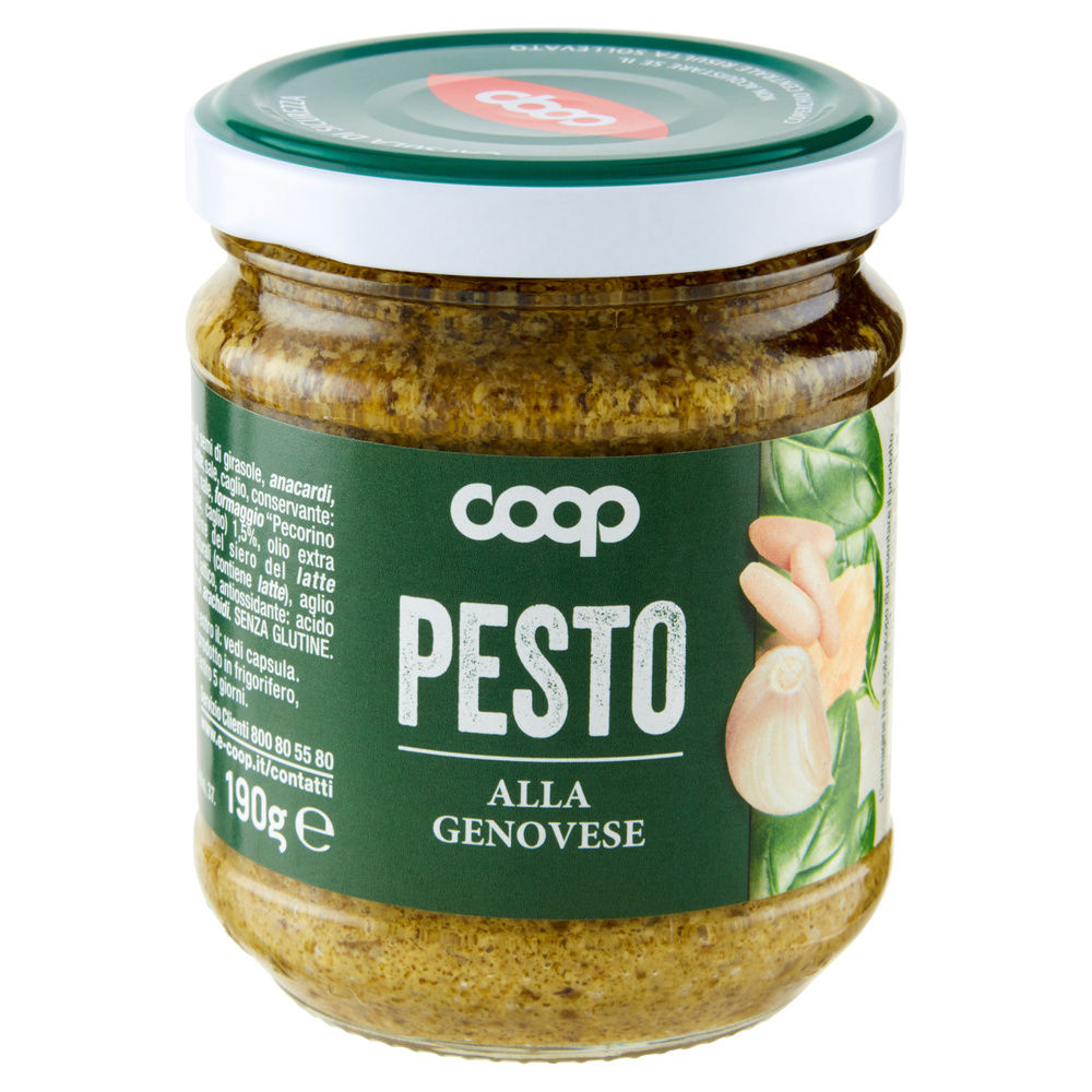 PESTO ALLA GENOVESE COOP VASO VETRO G190 - 6