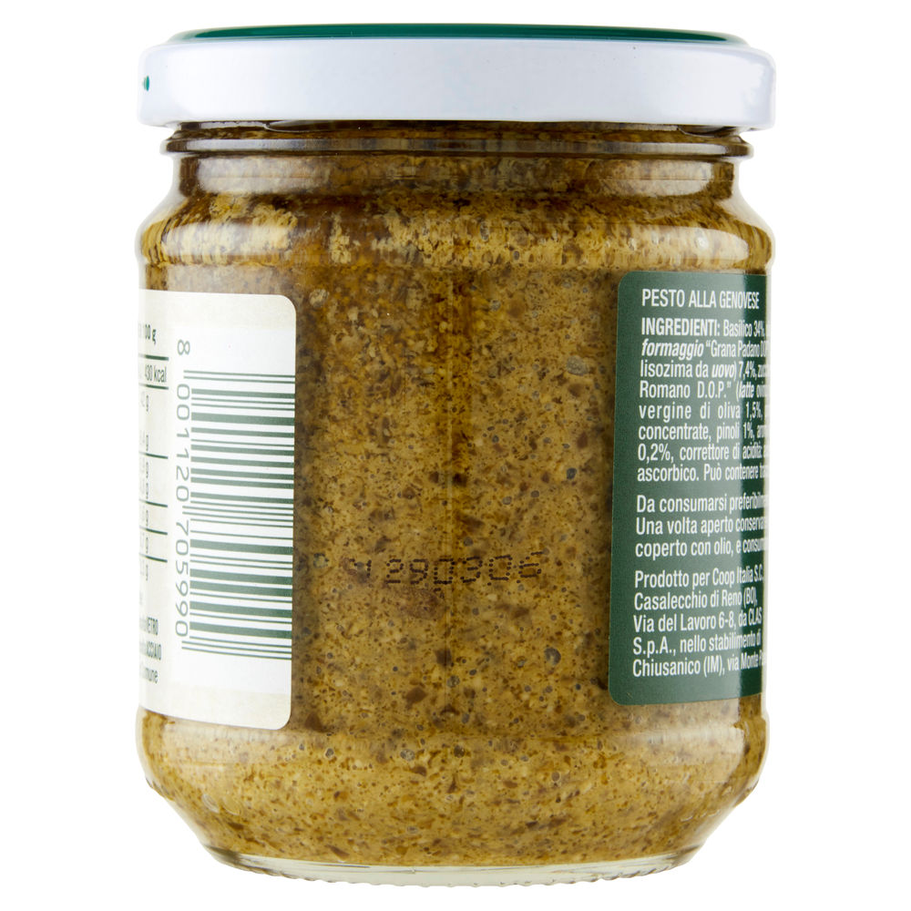 PESTO ALLA GENOVESE COOP VASO VETRO G190 - 1