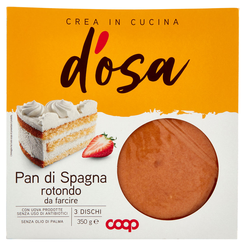 PAN DI SPAGNA ROTONDO DA FARCIRE COOP D'OSA G350 - 0