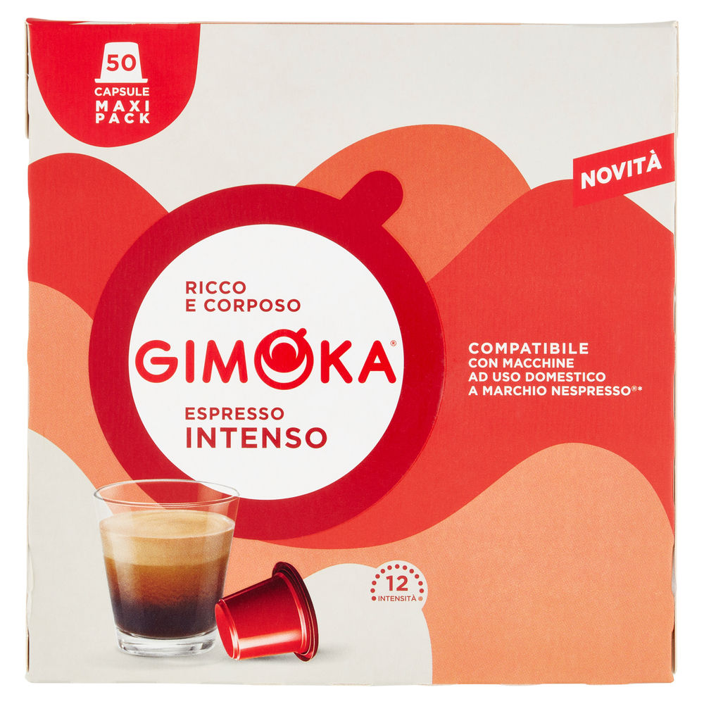 CAPSULE COMP. NESPRESSO CAFFE' INTENSO GIMOKA PZ50 G 275 - 0