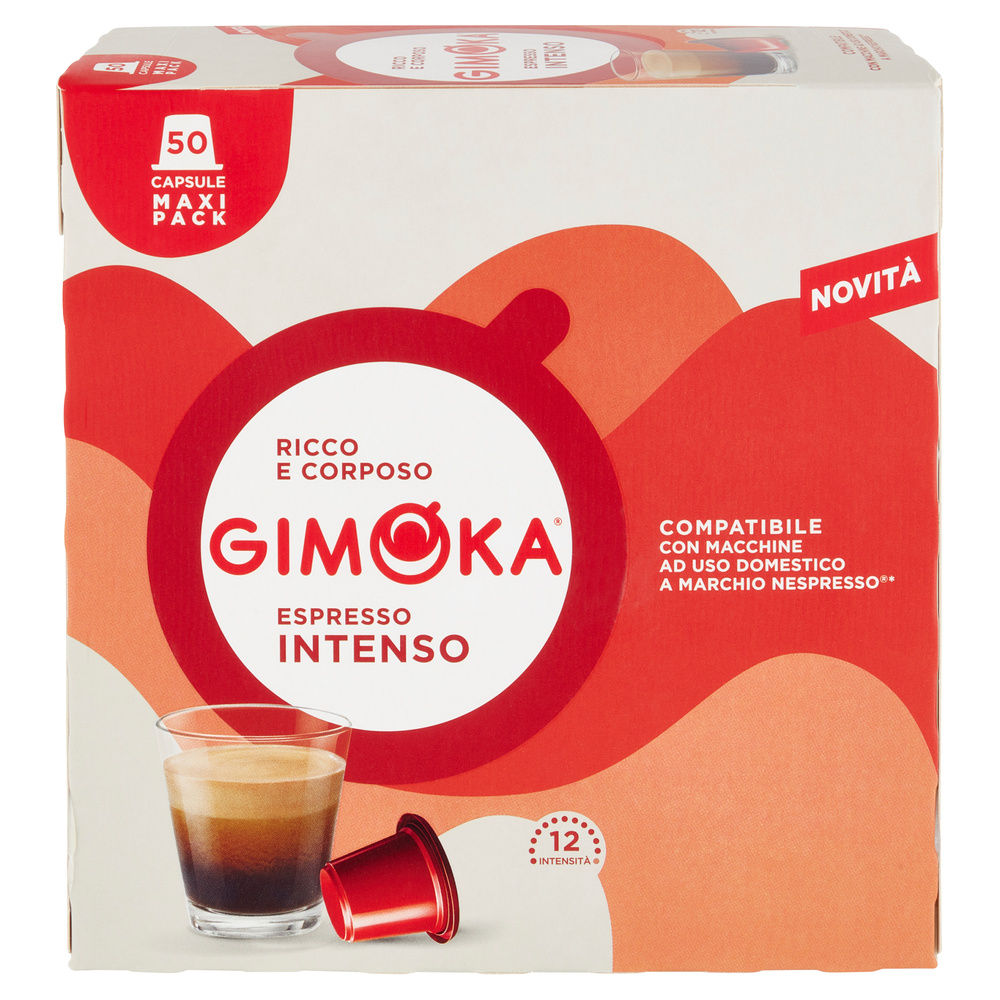 CAPSULE COMP. NESPRESSO CAFFE' INTENSO GIMOKA PZ50 G 275 - 7