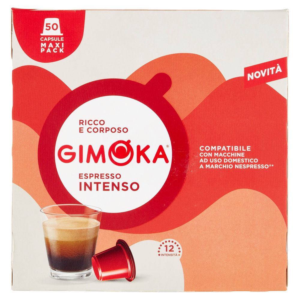 CAPSULE COMP. NESPRESSO CAFFE' INTENSO GIMOKA PZ50 G 275 - 5