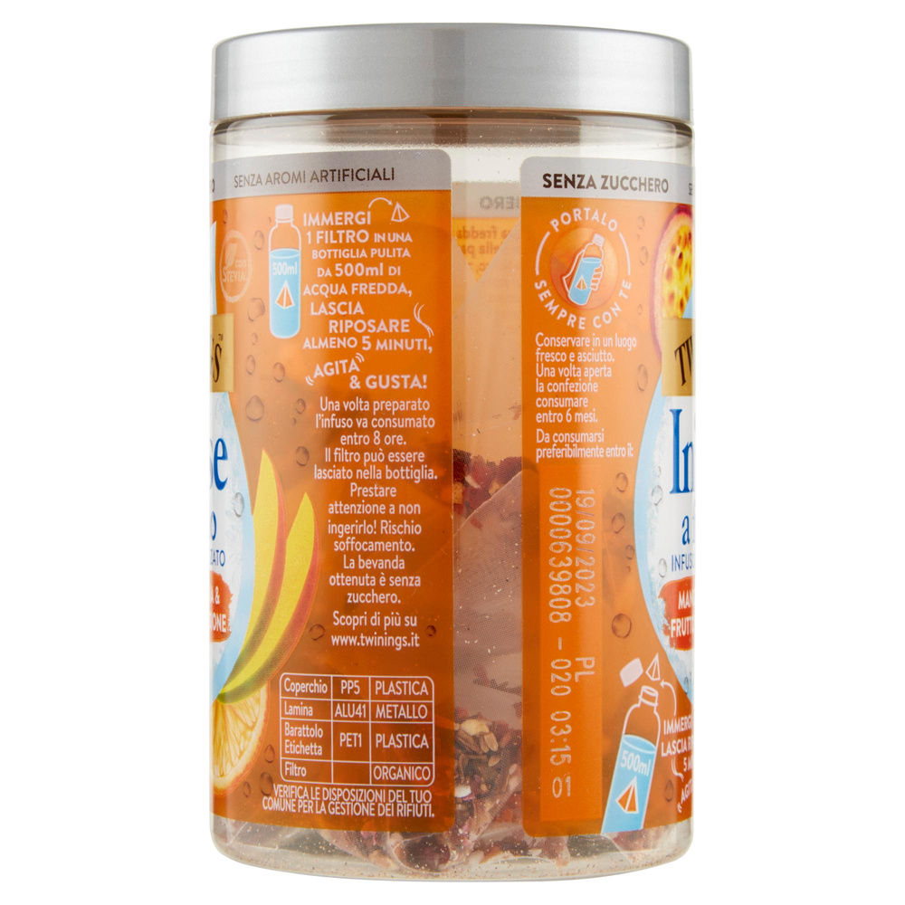 COLD INFUSE MANGO, ARANCIA E FRUTTO DELLA PASSIONE 10 FILTRI TWININGS  G25 - 3