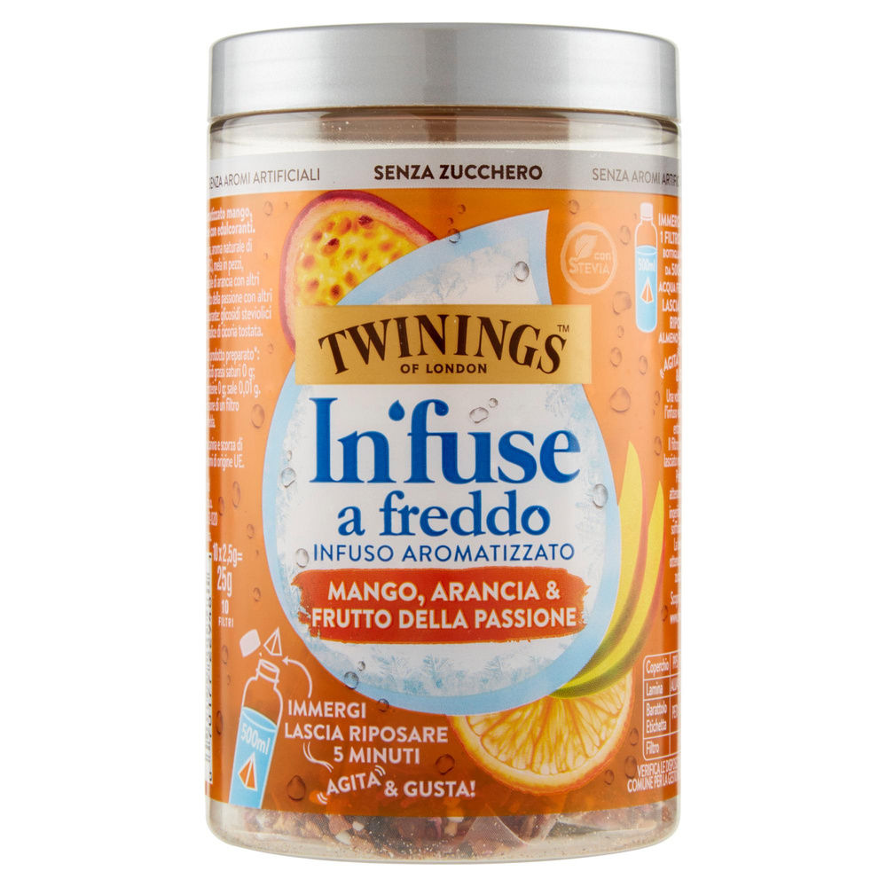 COLD INFUSE MANGO, ARANCIA E FRUTTO DELLA PASSIONE 10 FILTRI TWININGS  G25 - 1