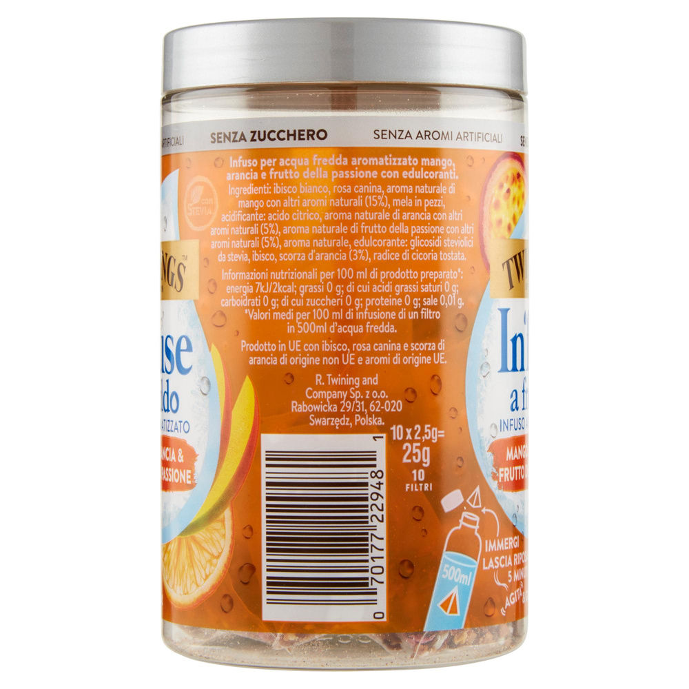 COLD INFUSE MANGO, ARANCIA E FRUTTO DELLA PASSIONE 10 FILTRI TWININGS  G25 - 7