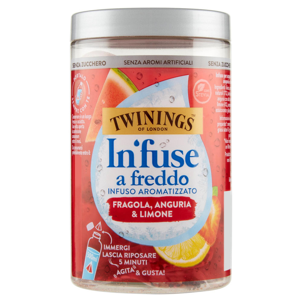 COLD INFUSE FRAGOLA, ANGURIA E LIMONE 10 FILTRI TWININGS G 25 - 0