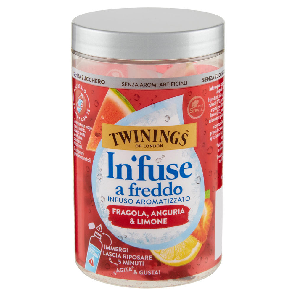 COLD INFUSE FRAGOLA, ANGURIA E LIMONE 10 FILTRI TWININGS G 25 - 5
