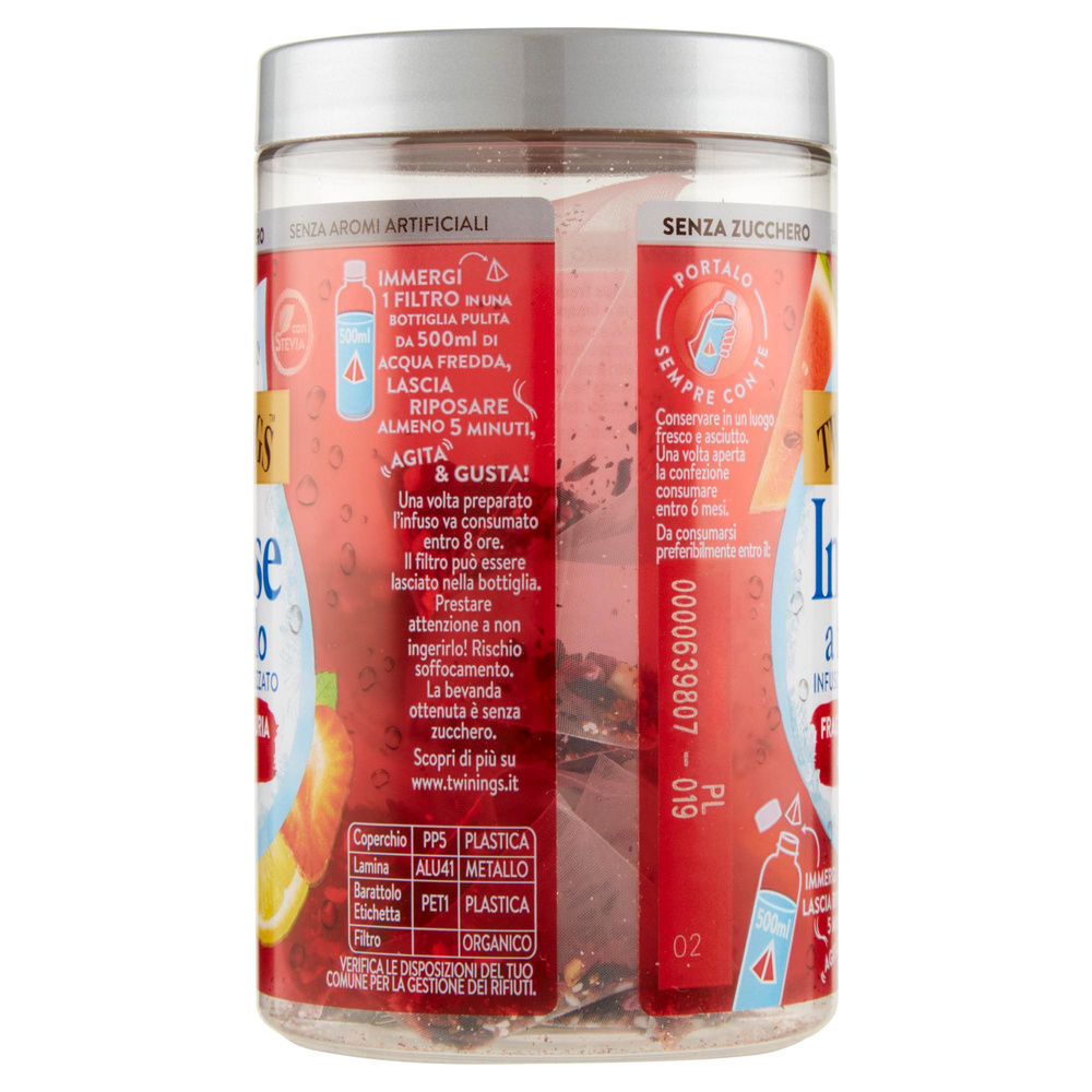 COLD INFUSE FRAGOLA, ANGURIA E LIMONE 10 FILTRI TWININGS G 25 - 3