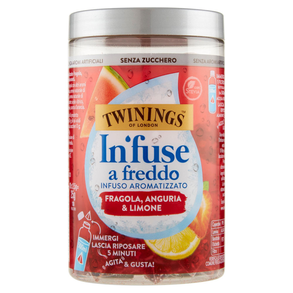 COLD INFUSE FRAGOLA, ANGURIA E LIMONE 10 FILTRI TWININGS G 25 - 1
