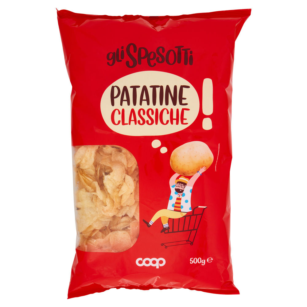 PATATINE CLASSICHE GLI SPESOTTI COOP G 500 - 6