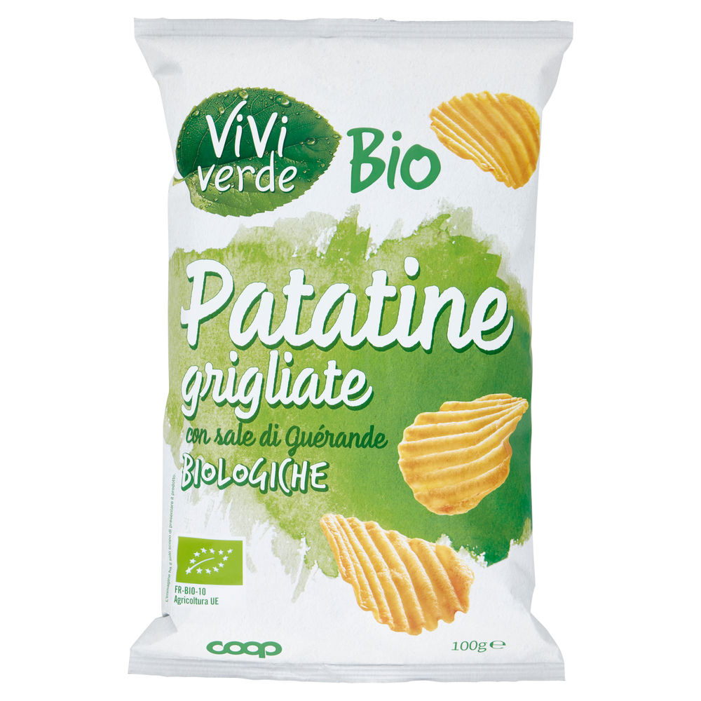 PATATINE GRIGLIATE BIO VIVI VERDE COOP SACCHETTO G 100 - 0