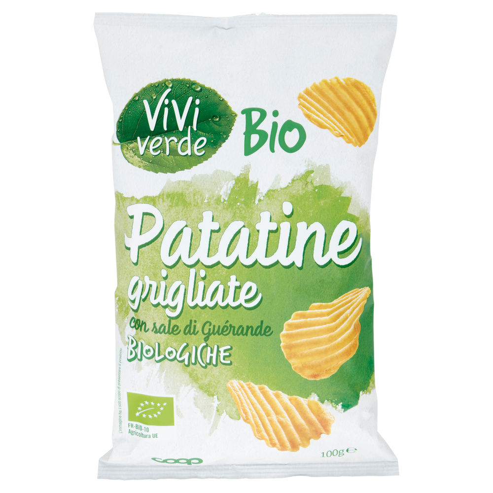 PATATINE GRIGLIATE BIO VIVI VERDE COOP SACCHETTO G 100 - 5