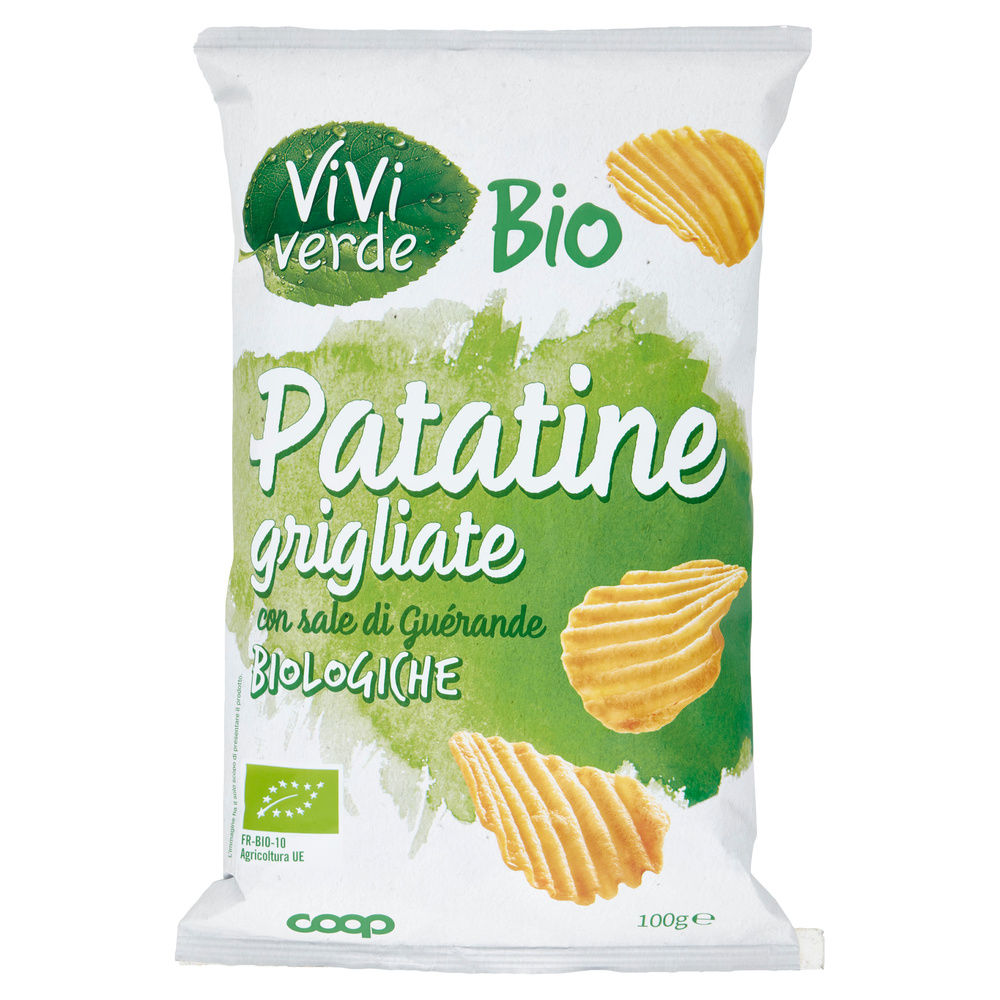 PATATINE GRIGLIATE BIO VIVI VERDE COOP SACCHETTO G 100 - 6