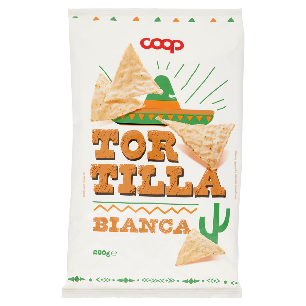 Tortilla bianca coop g 200