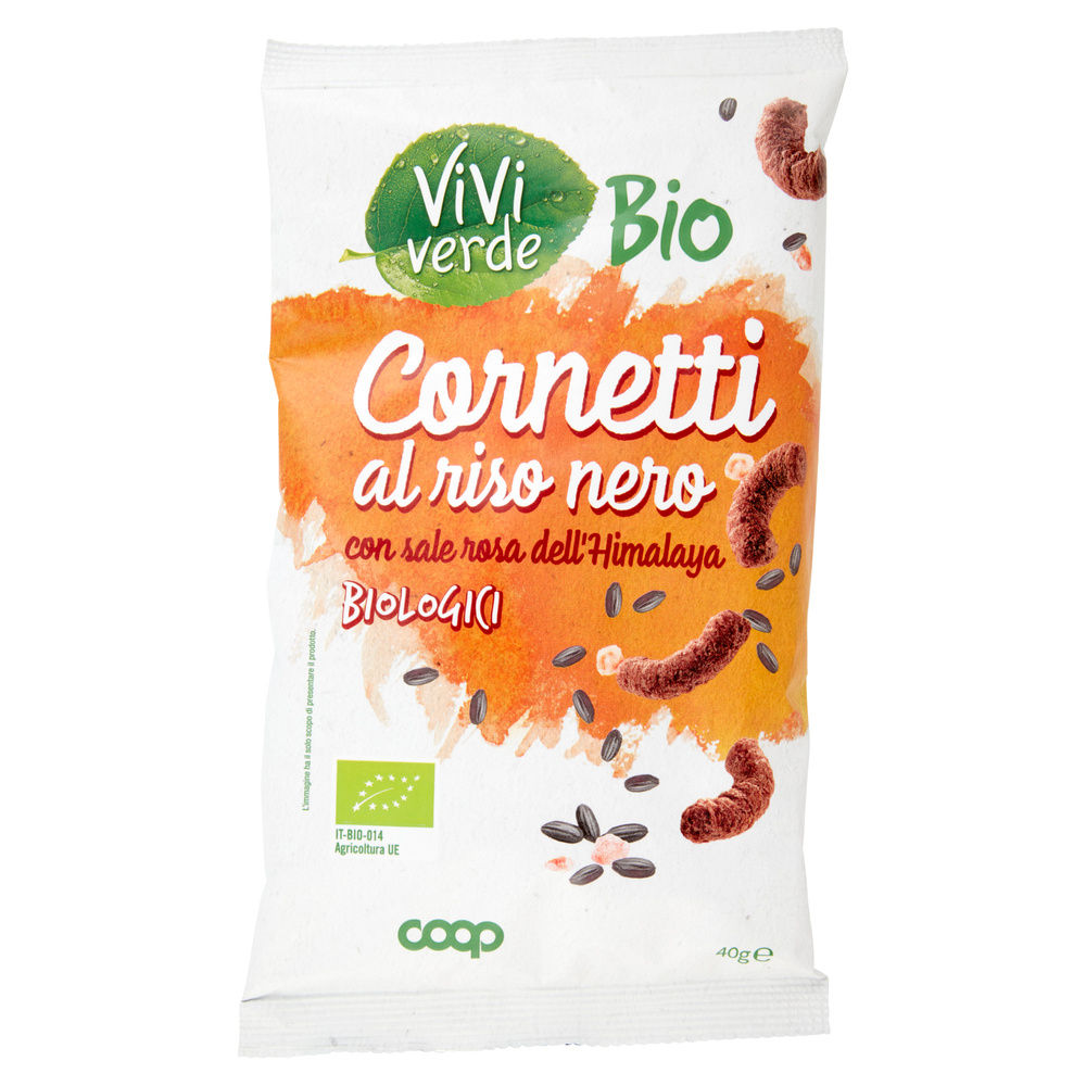 CORNETTI AL RISO NERO E SALE ROSA HIMALAYA COOP VIVIVERDE G40 - 6