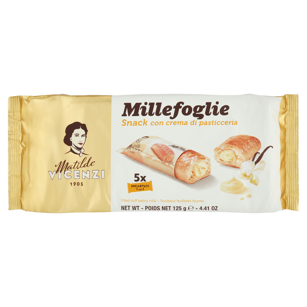 MILLEFOGLIE CREMA PASTICCERA MATILDE VICENZI G125 - 2