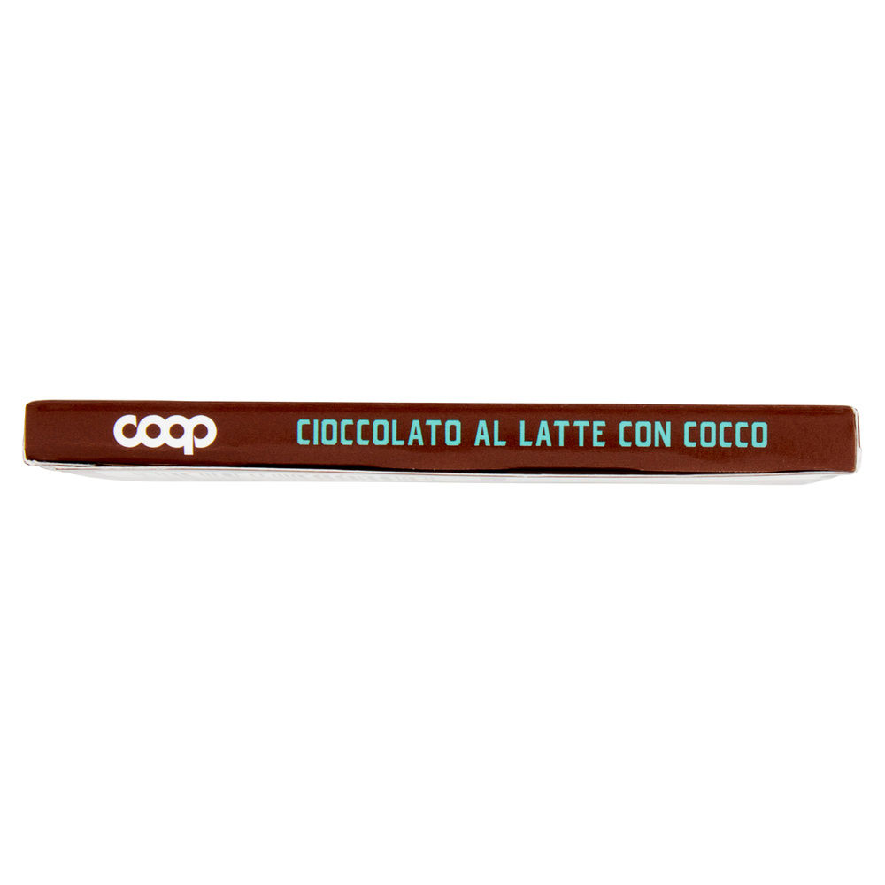 TAVOLETTA DI CIOCCOLATO AL LATTE CON COCCO COOP G 100 - 6