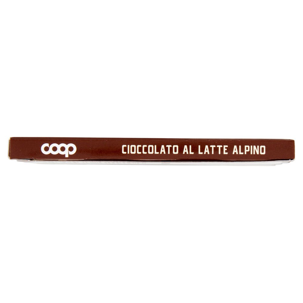 TAVOLETTA DI CIOCCOLATO AL LATTE ALPINO COOP G 100 - 6