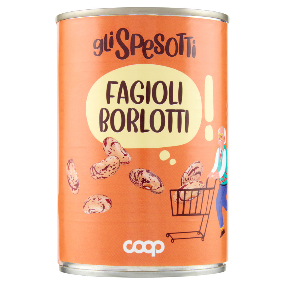 FAGIOLI BORLOTTI GLI SPESOTTI COOP LATTA G400 SGOCC.G240 - 0