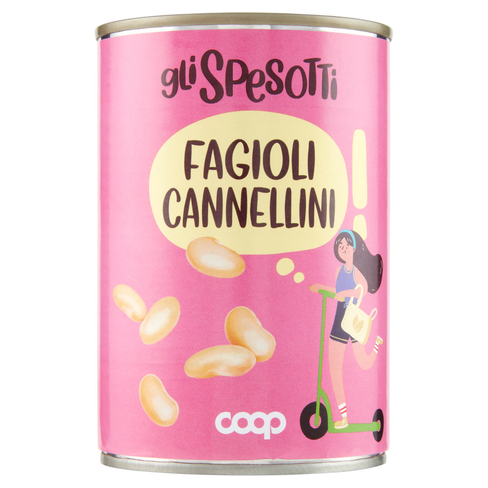 FAGIOLI CANNELLINI GLI SPESOTTI COOP LATTA G 400 SGOCC G 240 - 0