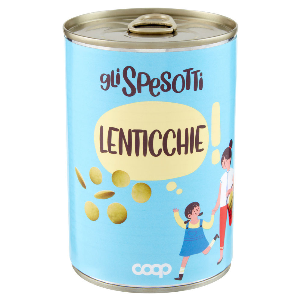 LENTICCHIE GLI SPESOTTI COOP LATTA G400 SGOCC.G240 - 6