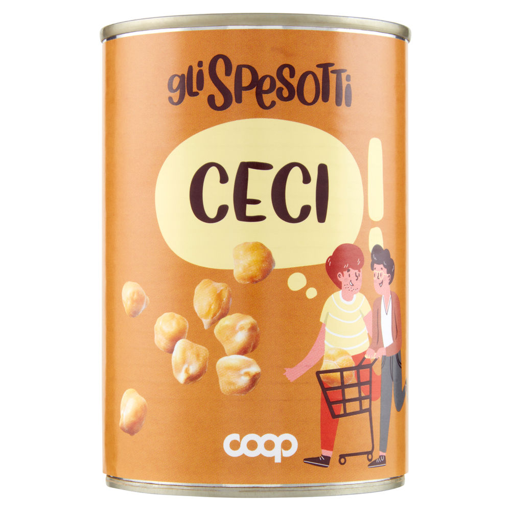 Ceci gli spesotti coop latta g400 sgocc.g240