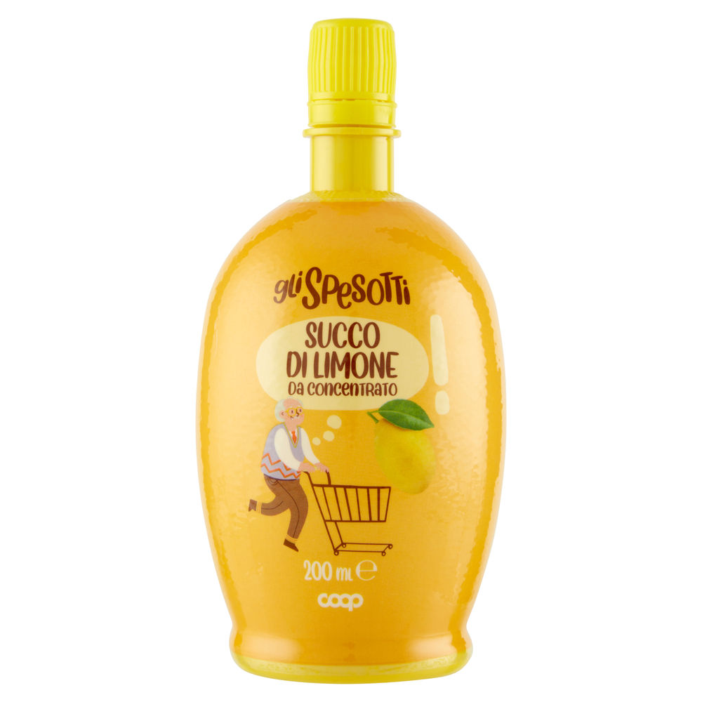 Succo di limone da concentrato gli spesotti coop flacone ml 200