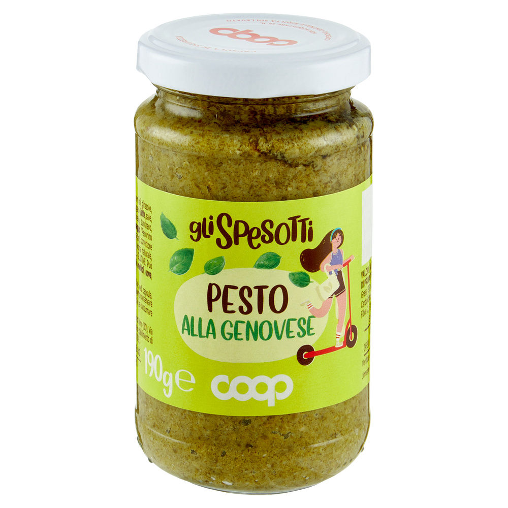 PESTO ALLA GENOVESE GLI SPESOTTI COOP VASO VETRO G 190 - 2