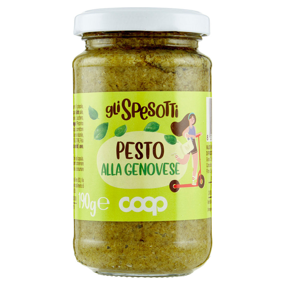 PESTO ALLA GENOVESE GLI SPESOTTI COOP VASO VETRO G 190 - 3