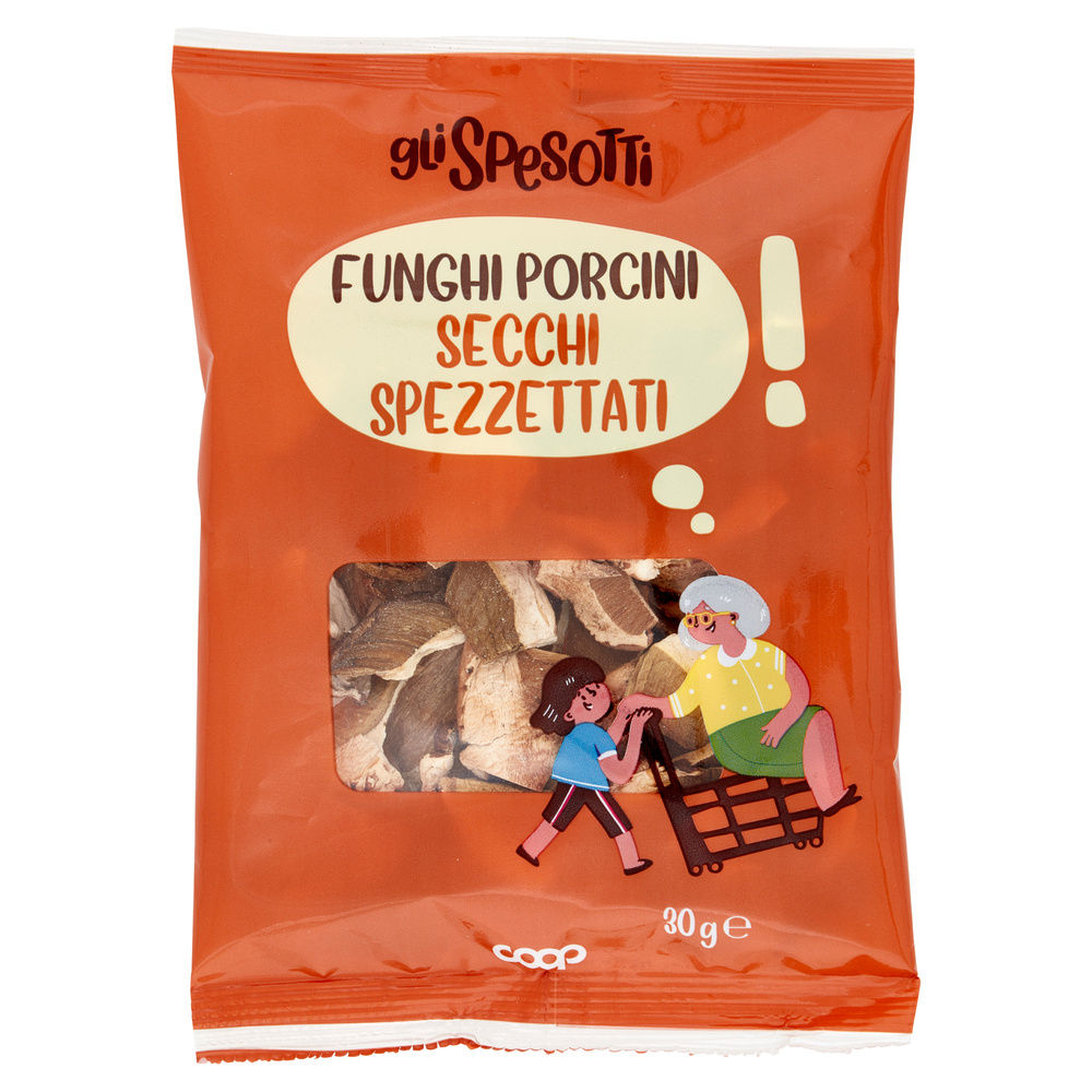 FUNGHI PORCINI SECCHI SPEZZETTATI GLI SPESOTTI COOP G 30 - 2