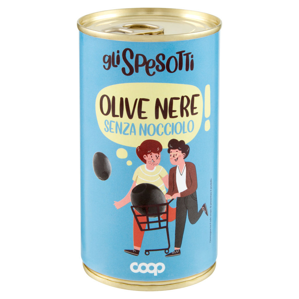 OLIVE NERE DENOCCIOLATE LATTA GLI SPESOTTI COOP G350 SGOCC.G150 - 4