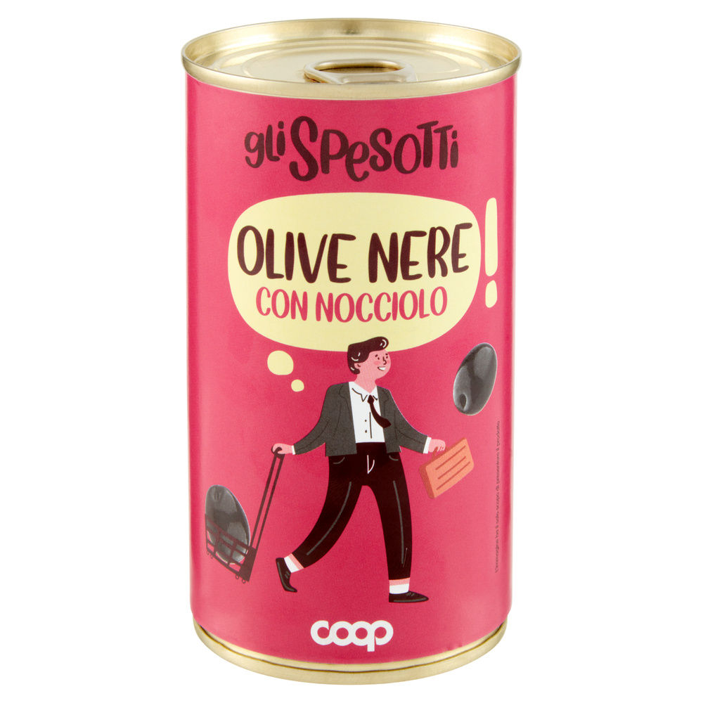 OLIVE NERE INTERE LATTA GLI SPESOTTI COOP G350 SGOCC.G200 - 4