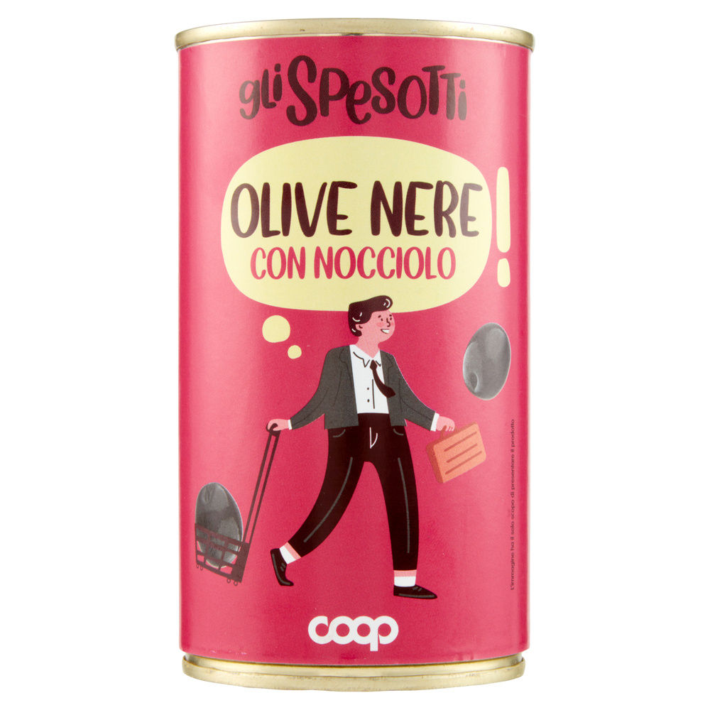 OLIVE NERE INTERE LATTA GLI SPESOTTI COOP G350 SGOCC.G200 - 6