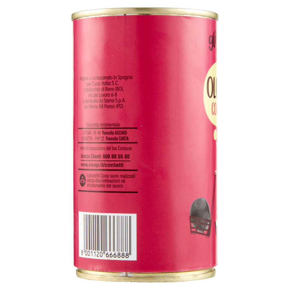 OLIVE NERE INTERE LATTA GLI SPESOTTI COOP G350 SGOCC.G200 - 7
