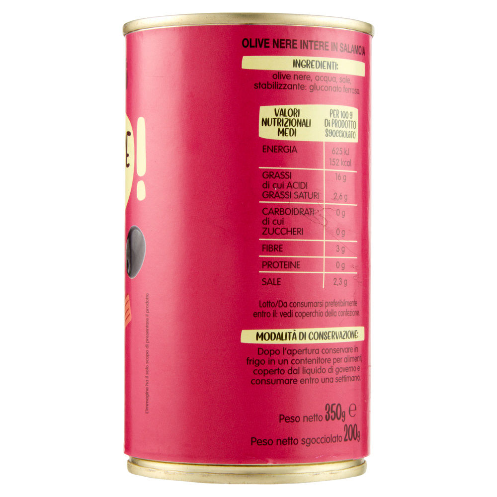 OLIVE NERE INTERE LATTA GLI SPESOTTI COOP G350 SGOCC.G200 - 2